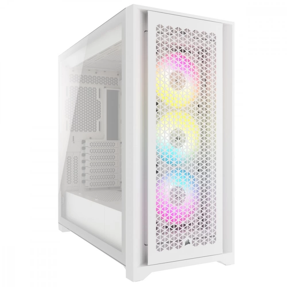 CORSAIR iCUE 5000D RGB  Airflow True White
