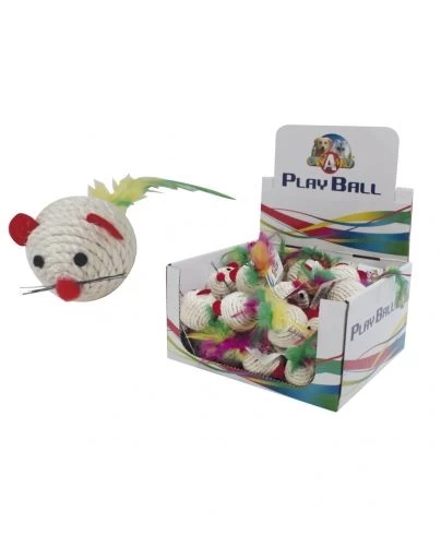 CROCI CAT TOY žaislas katėms 4.5cm pelės 2vnt, C6098628