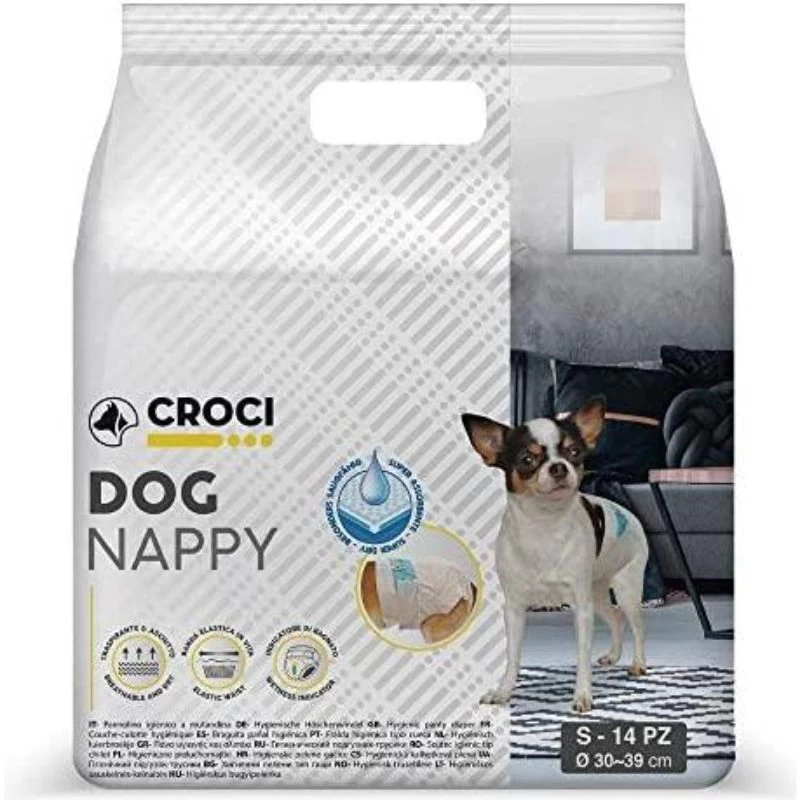 CROCI Dog Nappy sauskelnės šunim S 30-39cm, C6020380