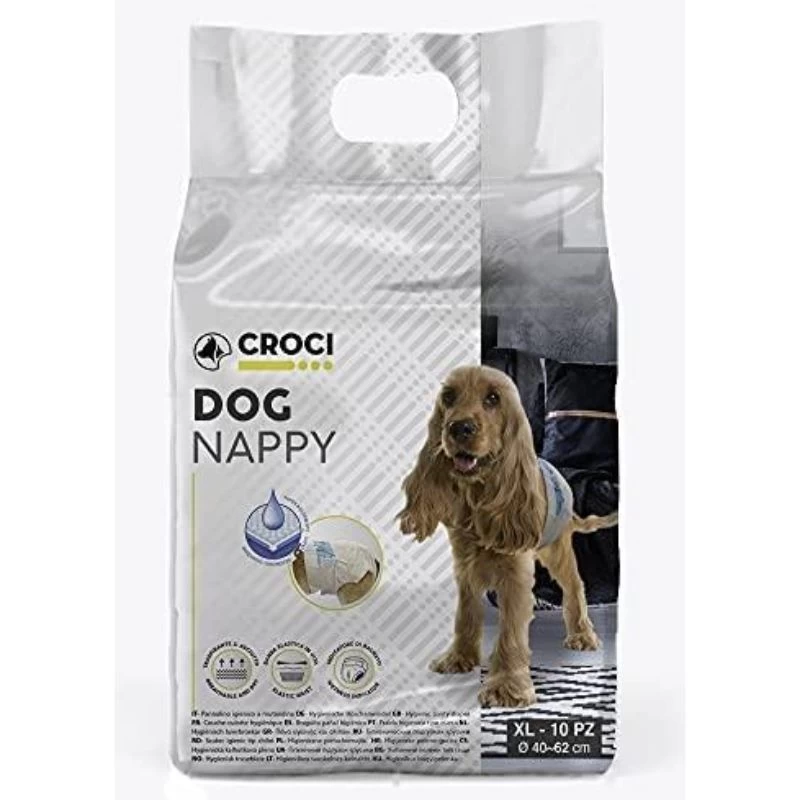 CROCI Dog Nappy sauskelnės šunim XL 40-62cm, C6020260