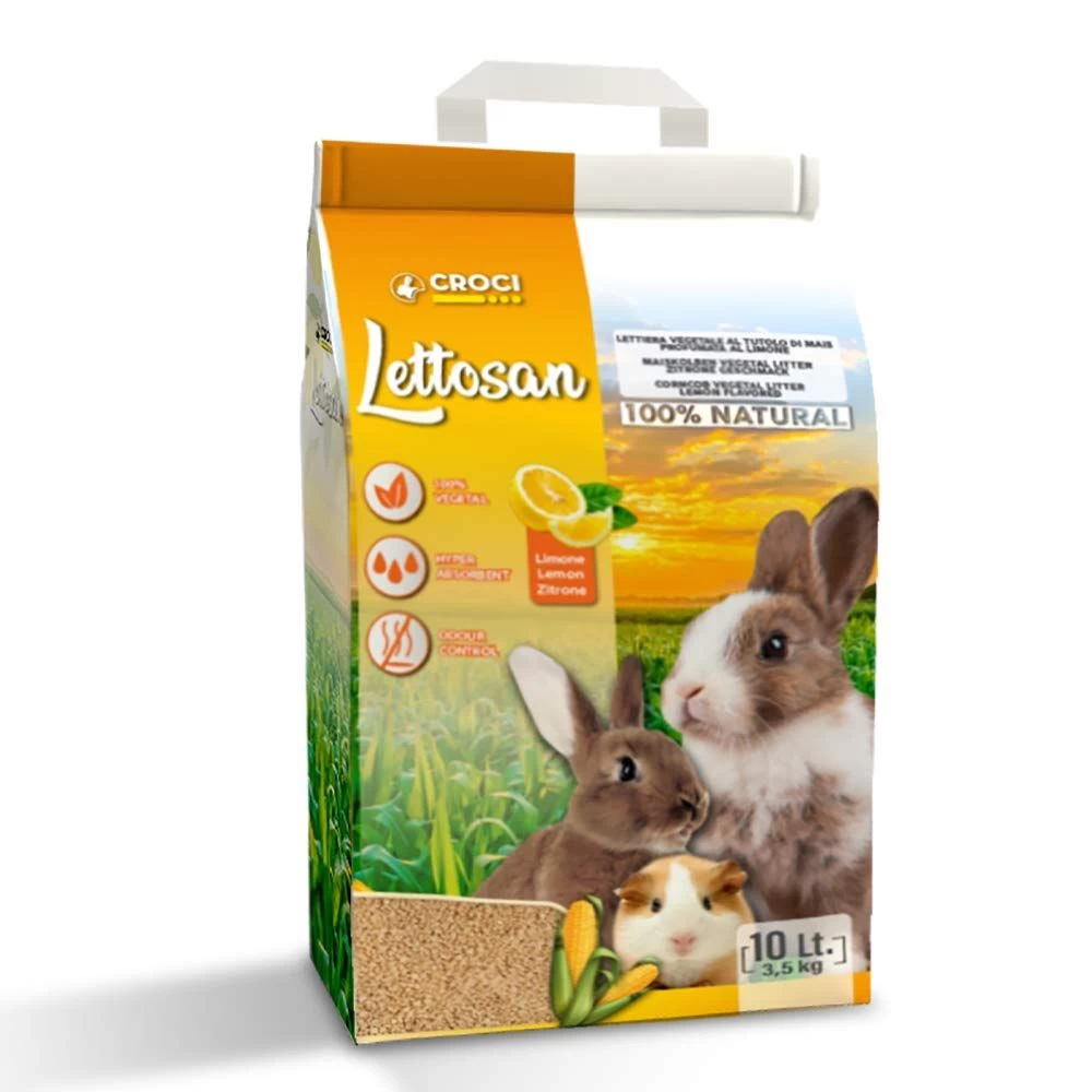 CROCI Lettosan kukurūzų kraikas graužikams 10l, R4075972