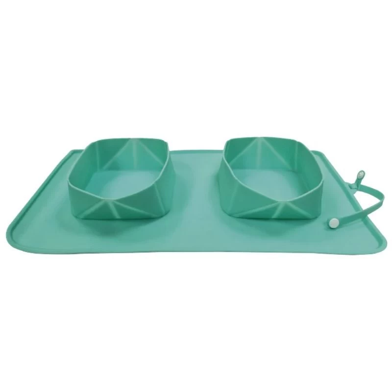 CROCI Silicone Bowl kelioninis dubenėlis 38x22x5cm, C6057398