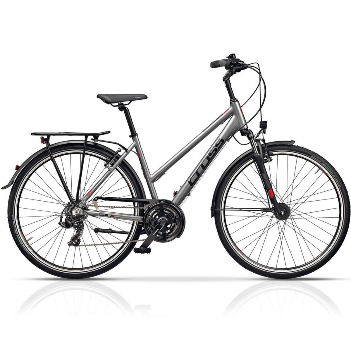 CROSS Area Trek 28 21G dydis 17 (44cm) (pilka/juoda)
