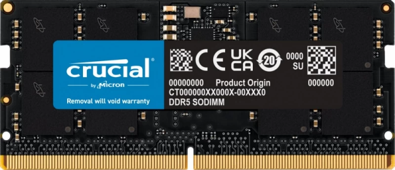 Crucial Atmintis (sodimm/ddr5/24 Gb/5600mhz/46cl/single)