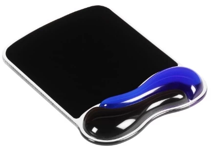 Crystal Mouse Pad Wave - Gelinis, Mėlynos/juodos Spalvos