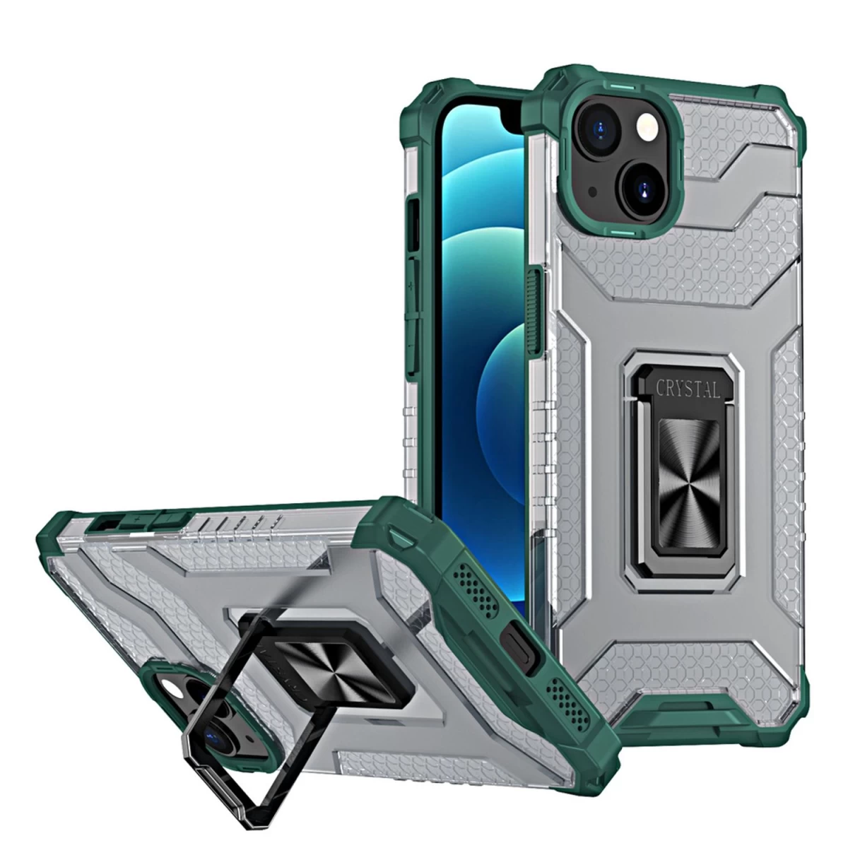 crystal Ring Case Hibridinis šarvuotas Dėklas Su Magnetiniu Laikikliu iphone 12 Mini, žalias crystal Ring Case Hibridinis šarvuotas Dėklas Su Magnetiniu Laikikliu iphone 12 Mini, žalias