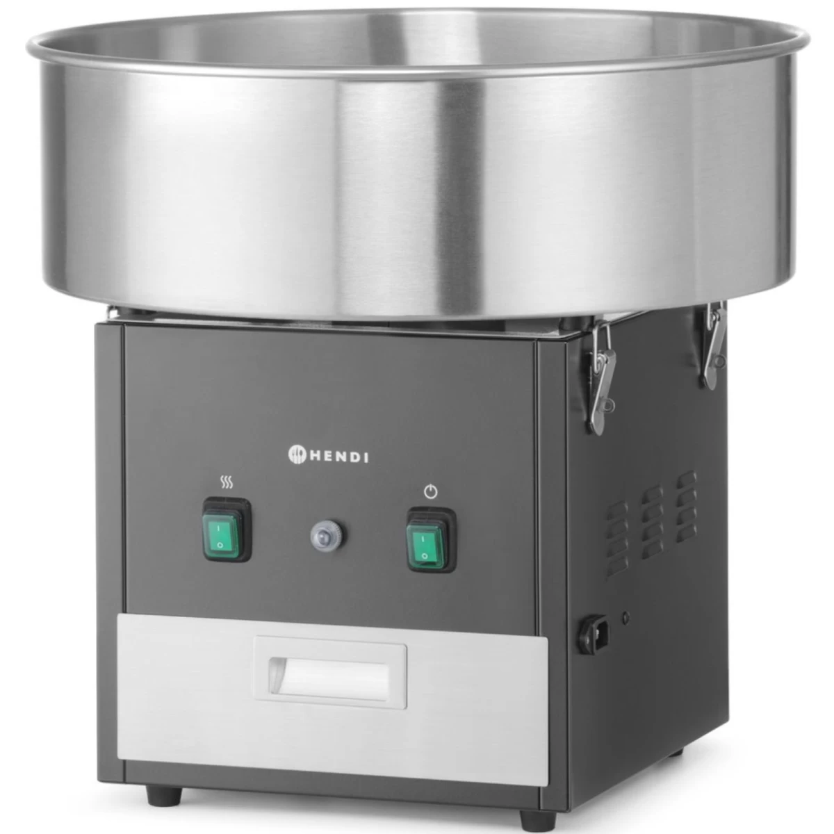 Cukraus Vatos Aparatas Be Dangčio 52 Cm 1130 W - Juodas