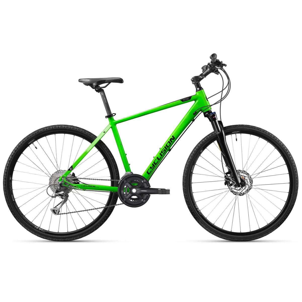 Cyclision Zodin 2 28 18G dydis 19 (48cm) (ryškiai žalia)