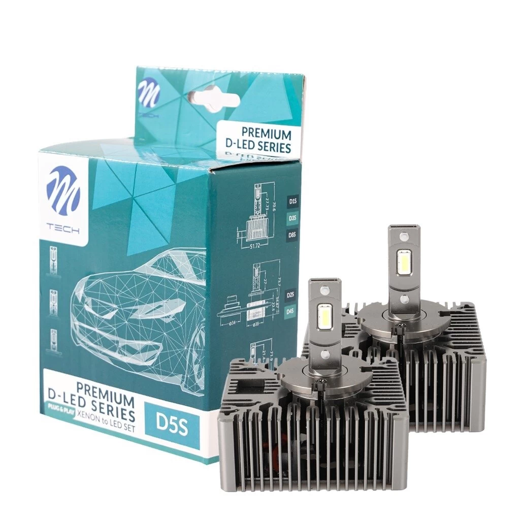 D-LED serijos D5S 2 vnt./komplekte