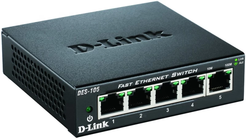 D-link Komutatorius Des-105/e (5x 10/100 )
