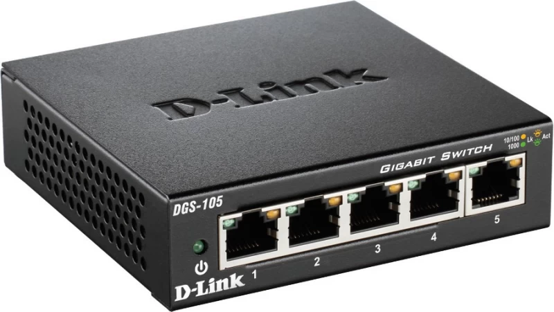 D-link Komutatorius Dgs-105/e (5x 10/100/1000 )