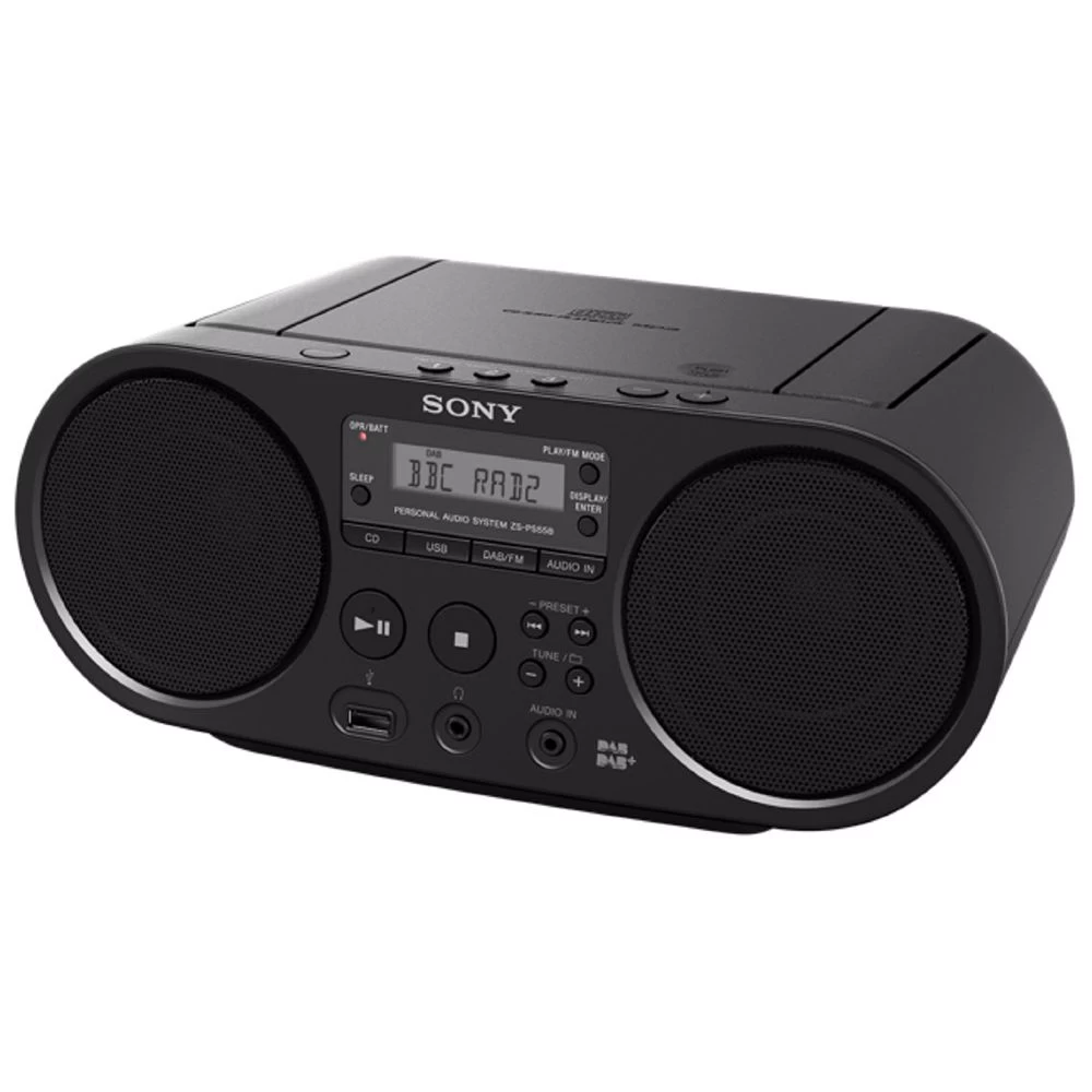 DAB radijas/CD grotuvas Sony ZS-PS55B (Ekspozicinė prekė)