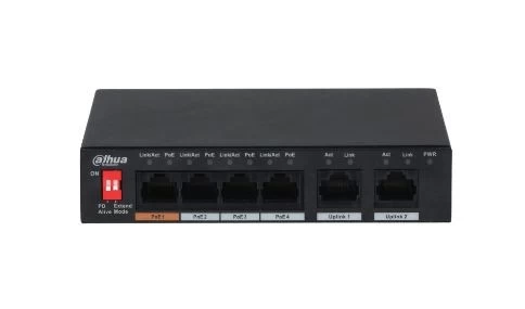 Dahua Pfs3006-4et-60-v2 Komutatorius (6x 10/100 )