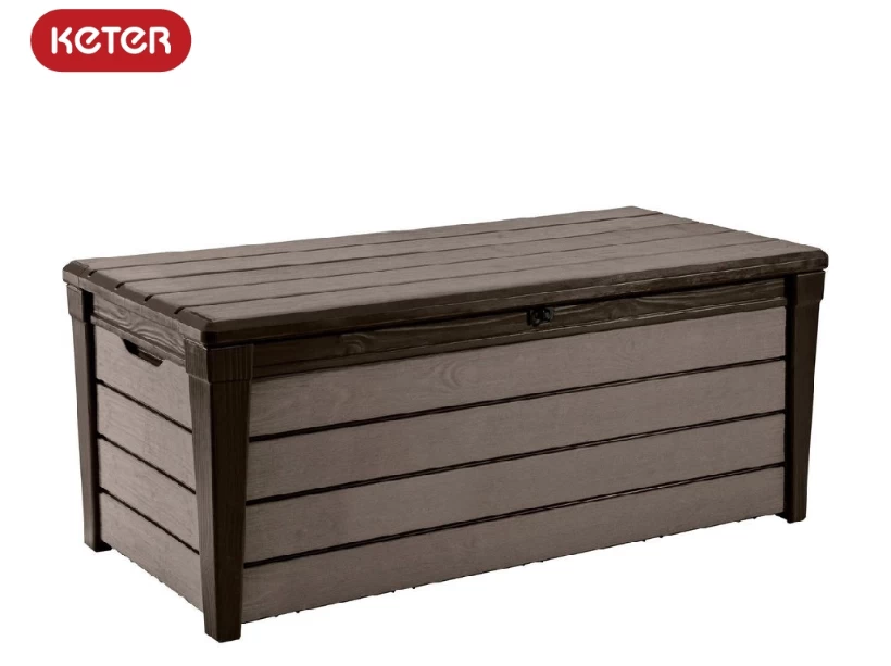 Daiktadėžė Keter Brushwood ruda 455L , K230408 Daiktadėžė Keter Brushwood ruda 455L , K230408