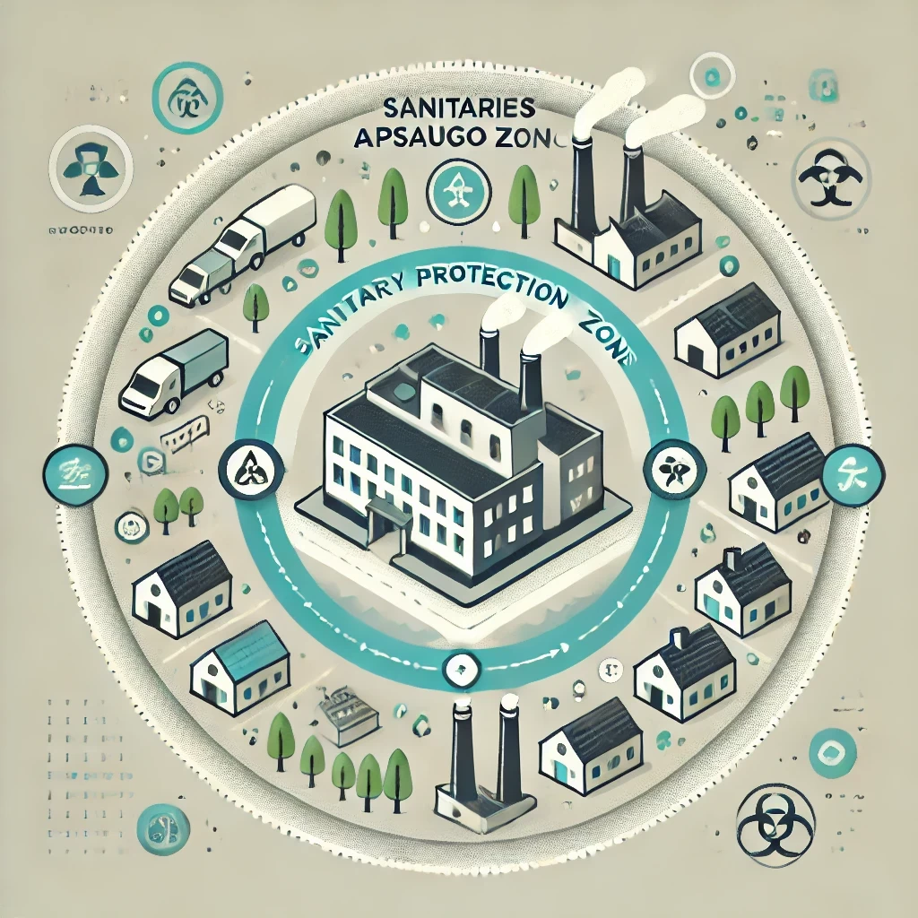 Apsaugos zonų nustatymas, registravimas ir išregistravimas