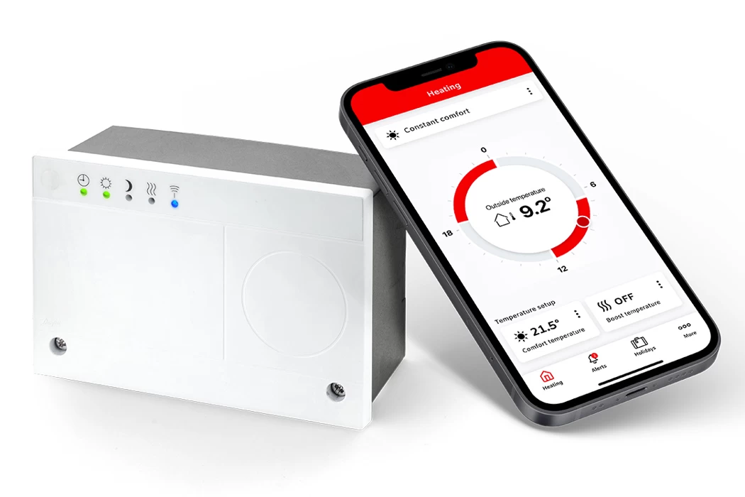 ECL Comfort 120 valdiklis ir jo paskirtis