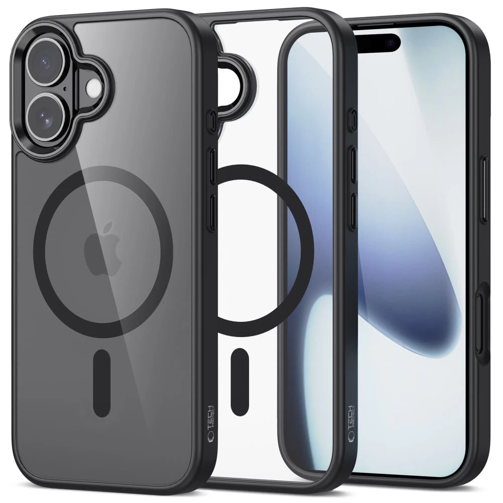 Dangtelis iphone 17 Magsafe Magmat - Skaidrus-juodas