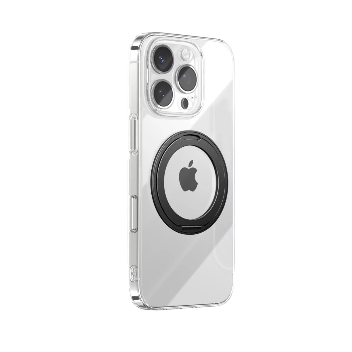 Dangtelis Su žiedu 360, Skirtas iphone 16 Pro Max Magsafe - Juodas