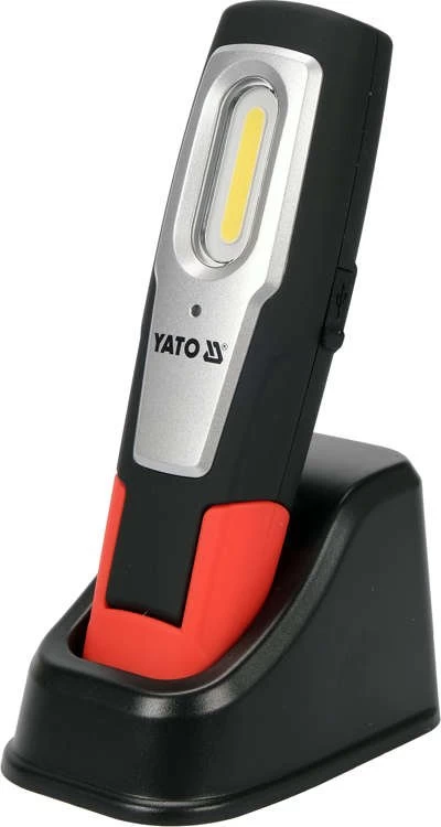 Darbo lempa akumuliatorinė | 6W COB, 600LM + 250LM, LI-ION 3.7V 2600MAH, IK07, IP54, CRI80 (YT-08558) Darbo lempa akumuliatorinė | 6W COB, 600LM + 250LM, LI-ION 3.7V 2600MAH, IK07, IP54, CRI80 (YT-08558)
