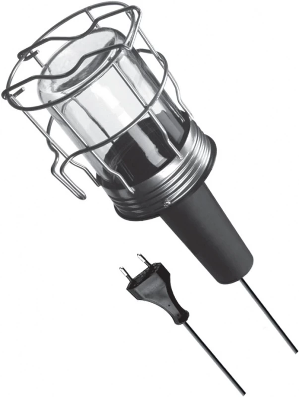 Darbo lempa Classic 230V metalinės grotelės, 5 m laidas (82714)