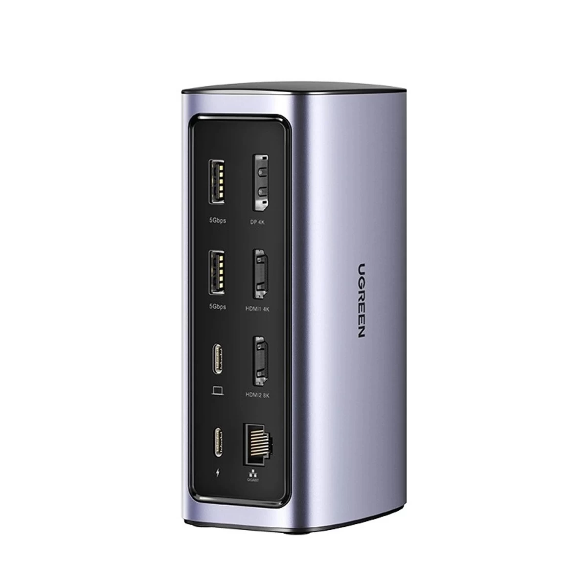 Daugiafunkcinė ugreen Prijungimo Stotelė Hub 12in1 Usb C Usb Hdmi Dp Rj45 Aux Sd Tf Pilka (cm555) Daugiafunkcinė ugreen Prijungimo Stotelė Hub 12in1 Usb C Usb Hdmi Dp Rj45 Aux Sd Tf Pilka (cm555)