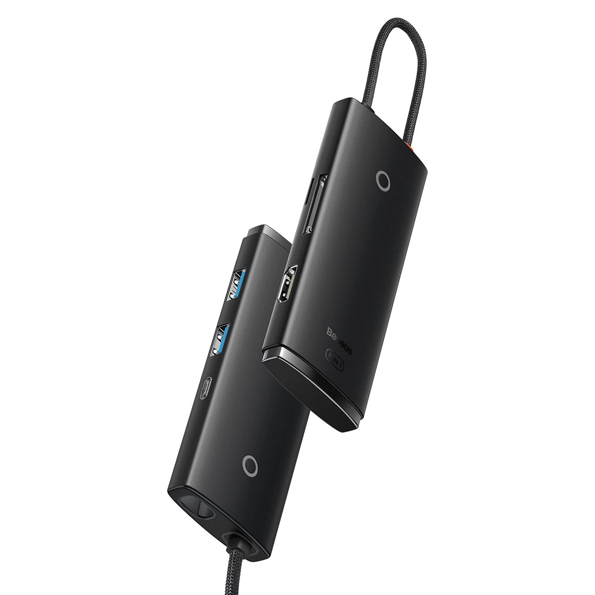 Daugiafunkcinis hub Lite Serijos Usb-c 2x Usb Pd Hdmi Sd/tf Juodas Daugiafunkcinis hub Lite Serijos Usb-c 2x Usb Pd Hdmi Sd/tf Juodas