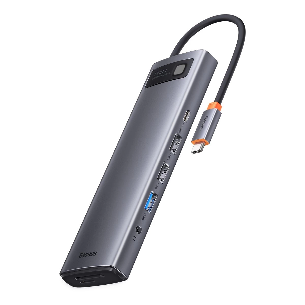 Daugiafunkcinis Hub'as 12in1 Usb-c Hdmi Dp Usb-c Minijack 3,5 Mm Rj45 Sd Daugiafunkcinis Hub'as 12in1 Usb-c Hdmi Dp Usb-c Minijack 3,5 Mm Rj45 Sd