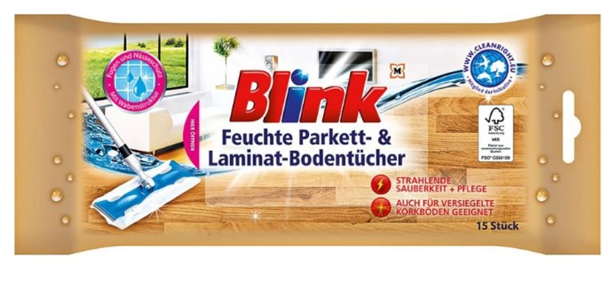 (de) Blink, Grindų Rankšluosčiai, 15 Vienetų (vokietijos Produktas)