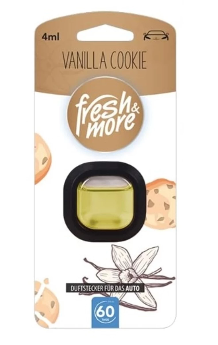 (de) Fresh &amp; Amp; More, Vanilla Cookie, Automobilių Gaiviklis, 4ml (vokietijos Produktas)