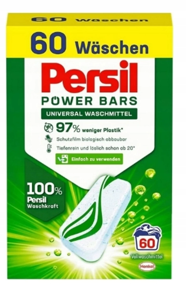 (de) Persil Power Bars Universalios Skalbimo Kapsulės, 1,77 Kg (vokietijos Produktas)
