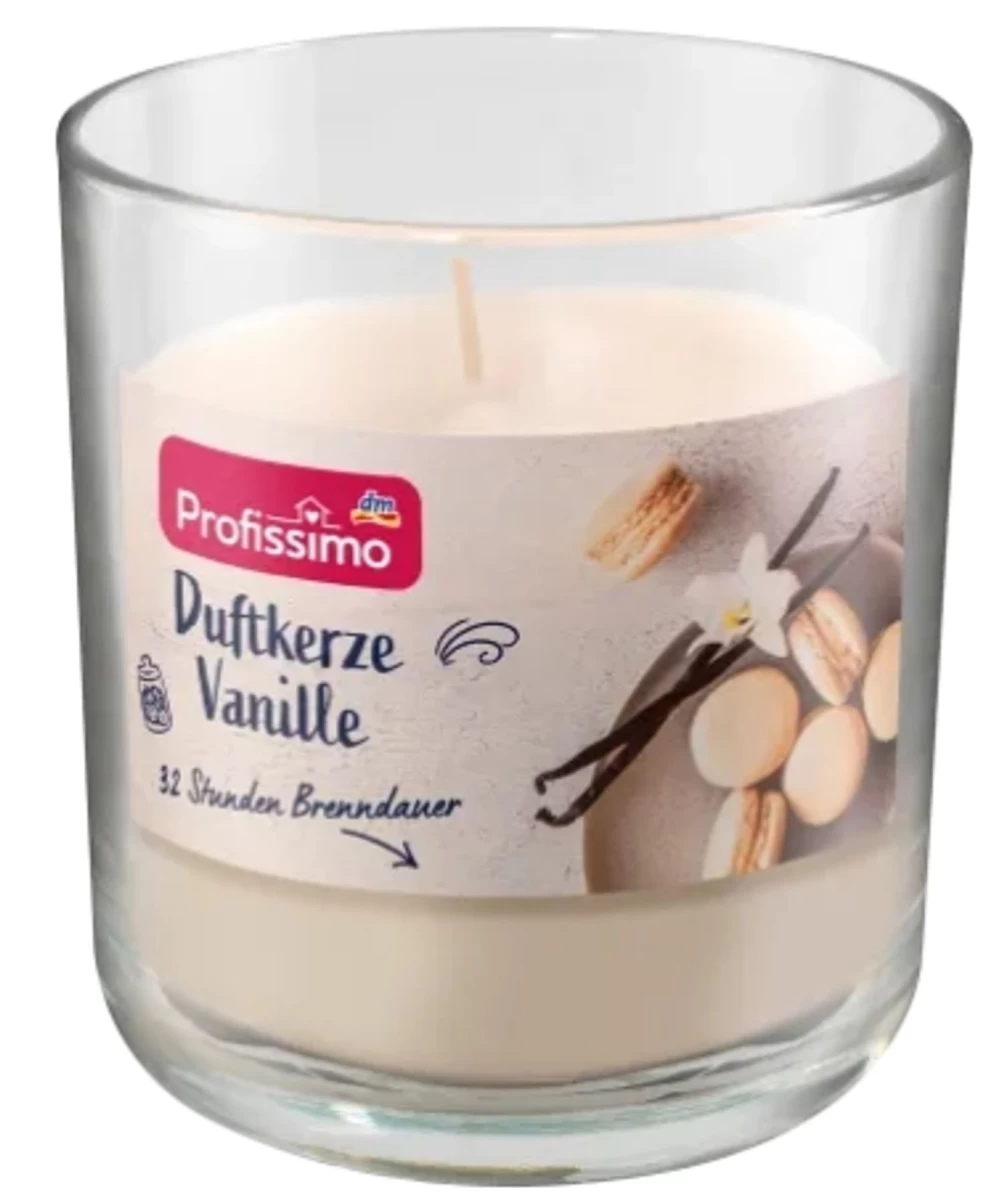 (de) Profissimo, Vanilės Kvapo žvakė, 1 Vnt. (vokietijos Produktas)