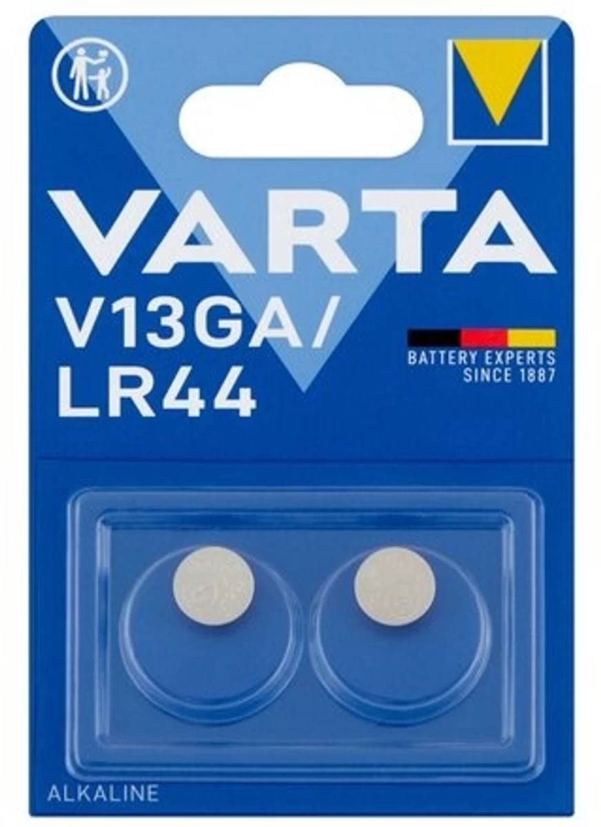 (de) Varta, šarminė Baterija V13ga/lr44 Specialist, 2 Vnt. (vokietijos Produktas)