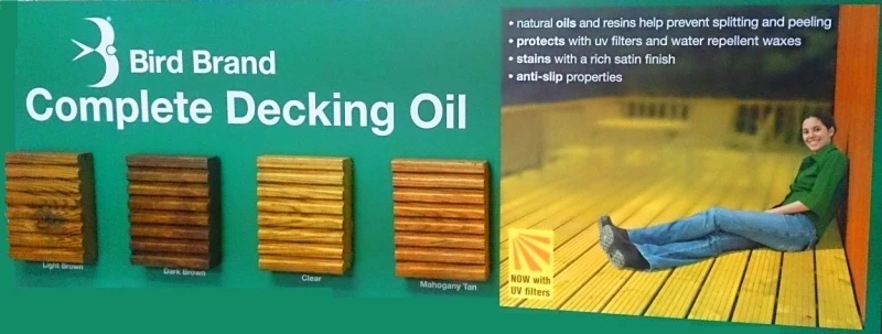 Aliejus terasoms Bird Brand Decking Oil