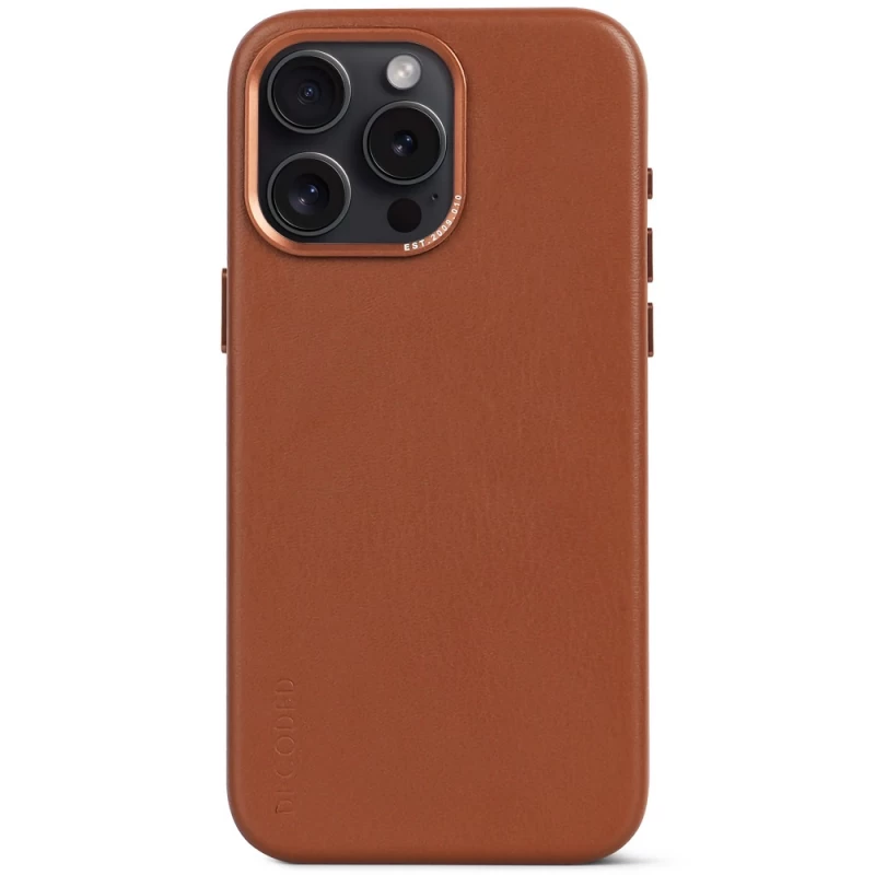 decoded - Apsauginis Odinis Dėklas iphone 15 Pro Max, Suderinamas Su magsafe (rudas)