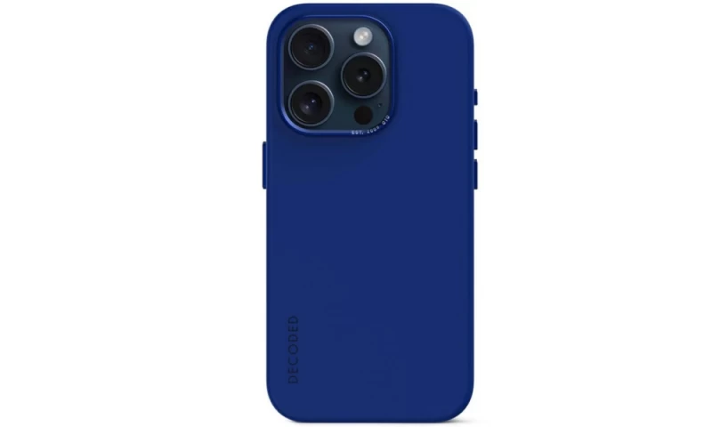 decoded - Silikoninis Apsauginis Dėklas iphone 15 Pro Max, Suderinamas Su magsafe (galaktiškai Mėlynas) [eol].
