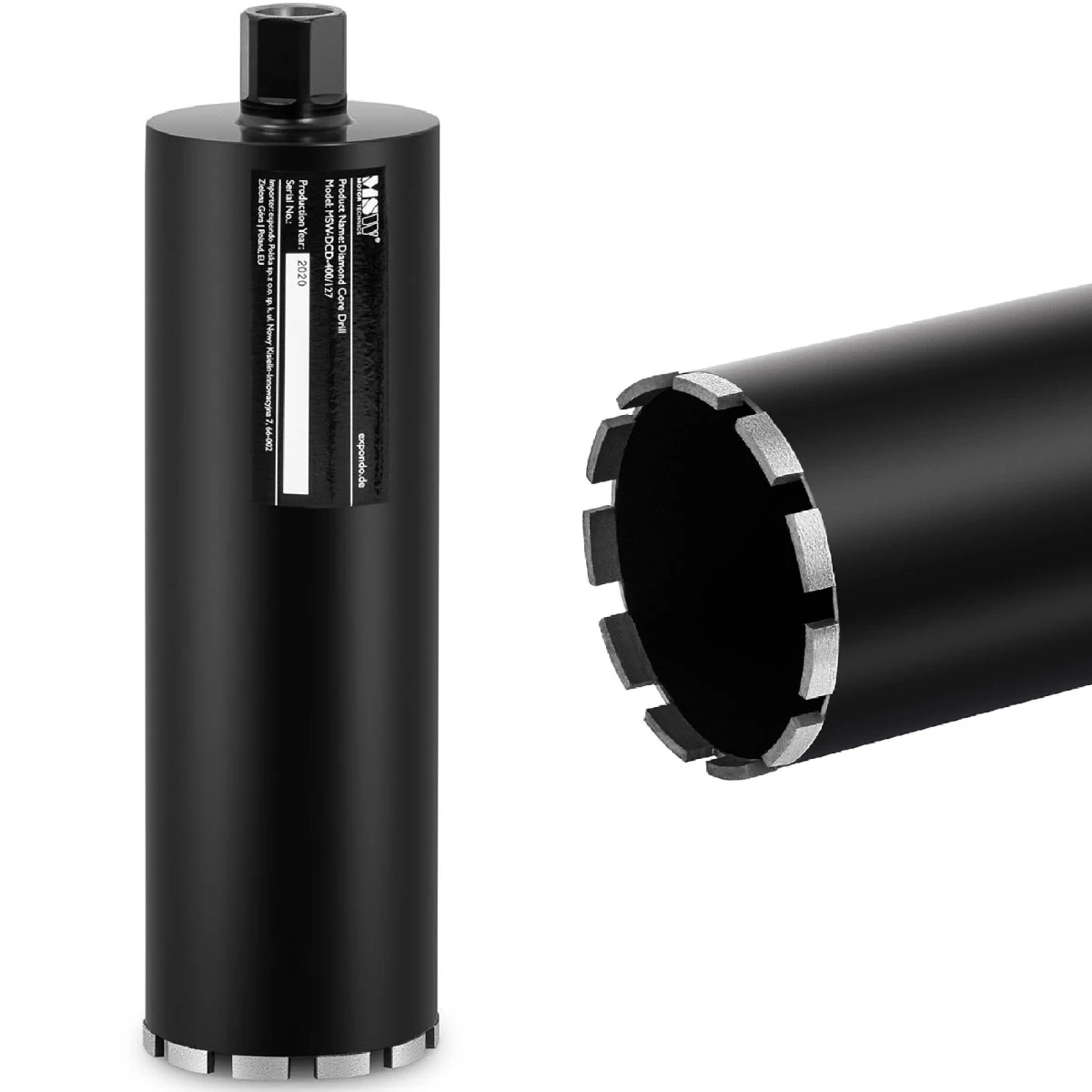 Deimantinis Grąžtas Betono Akmeniui G1 Ilgis 400 Mm Skersmuo 127 Mm