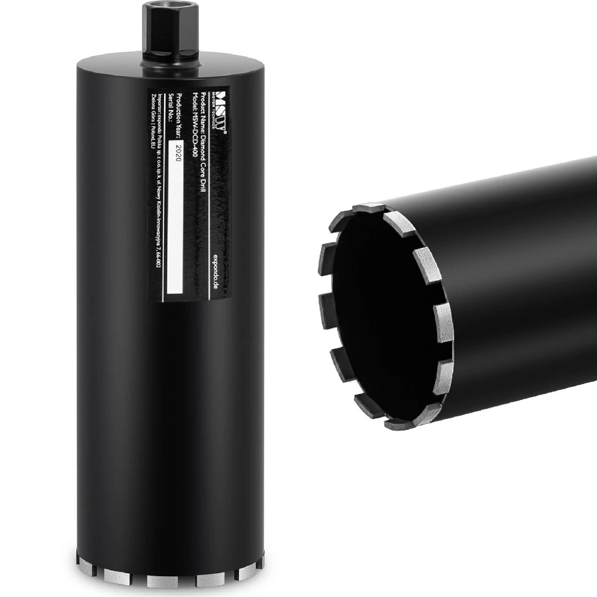 Deimantinis Grąžtas Betono Akmeniui G1 Ilgis 400 Mm Skersmuo 152 Mm