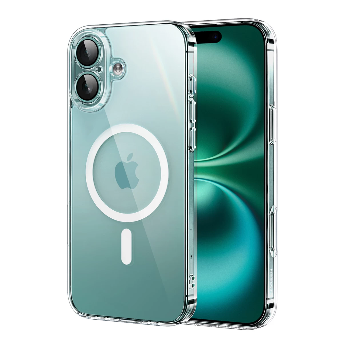 Dėklas Classy Clear Magnetic, Skirtas Iphone 16 Plus - Skaidrus