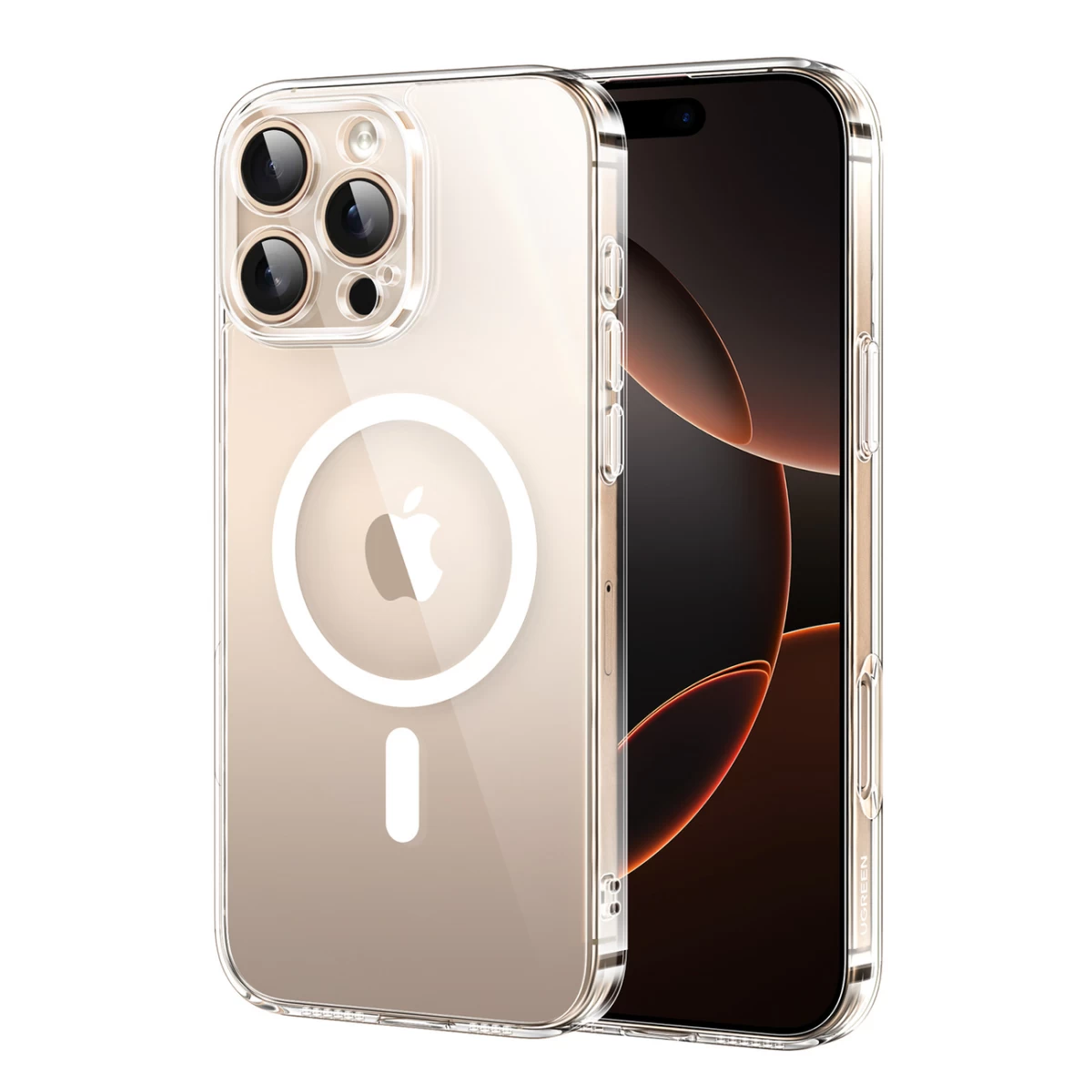 Dėklas Classy Clear Magnetic, Skirtas Iphone 16 Pro Max - Skaidrus