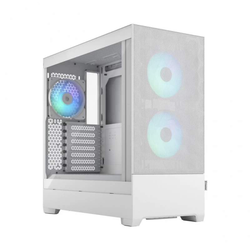 Dėklas Fractal Pop Air Tg Clear Tint Rgb White