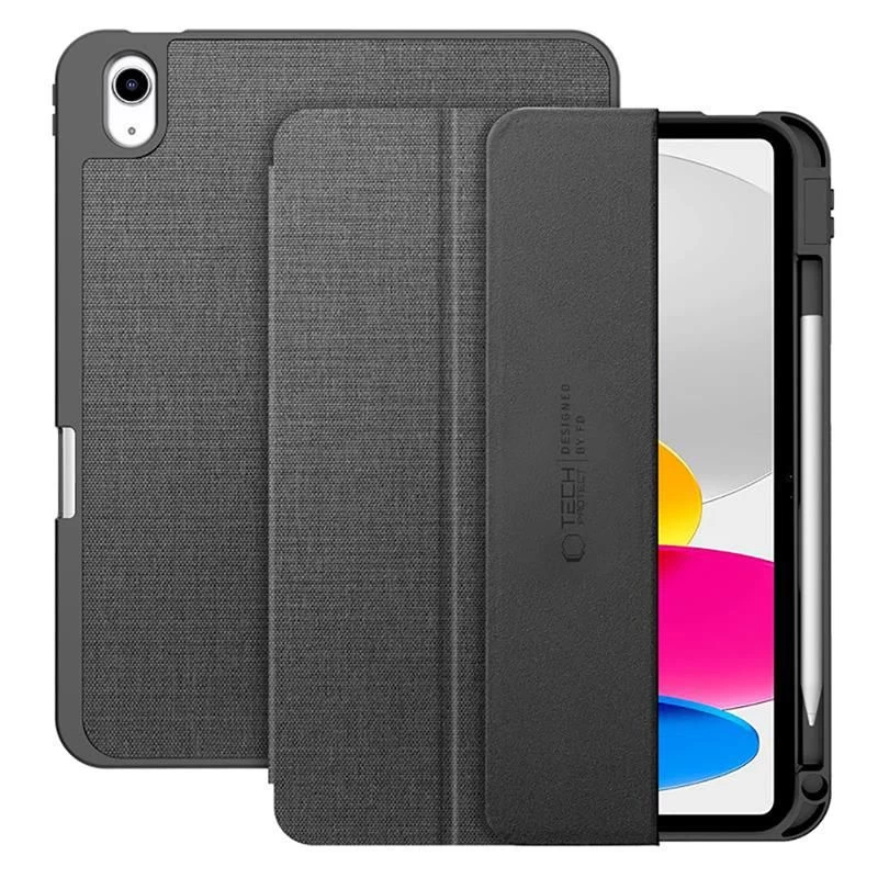 Dėklas ipad 10,9'' 2022 / ipad 11'' 2025 Sc Pen Canvas - Pilkas