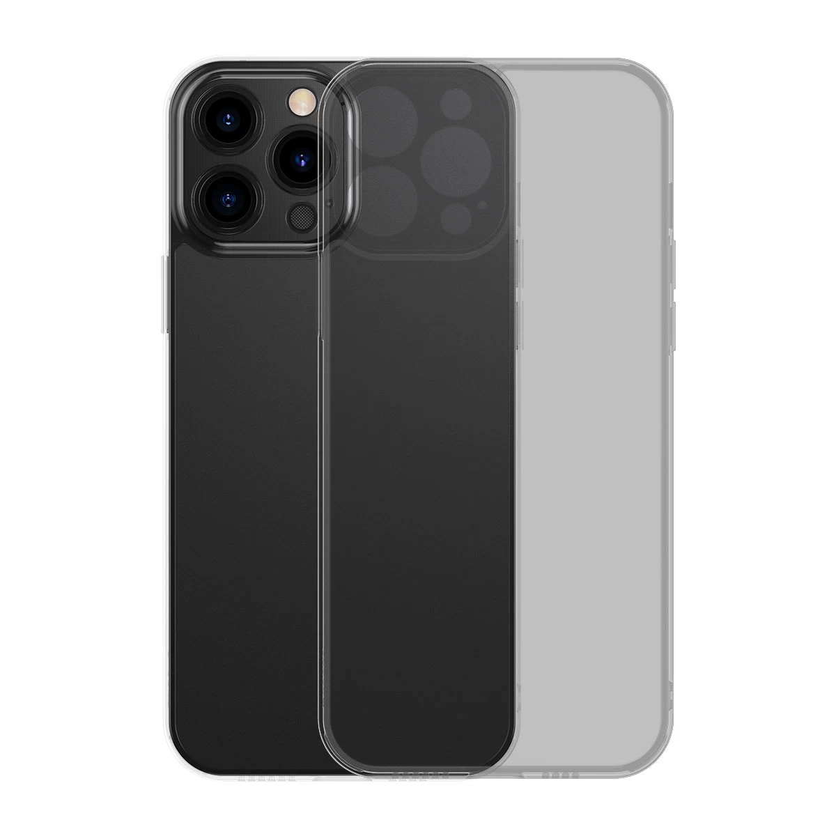 Dėklas Iphone 13 Pro Standus Dėklas Su Geliniu Rėmeliu, Juodas