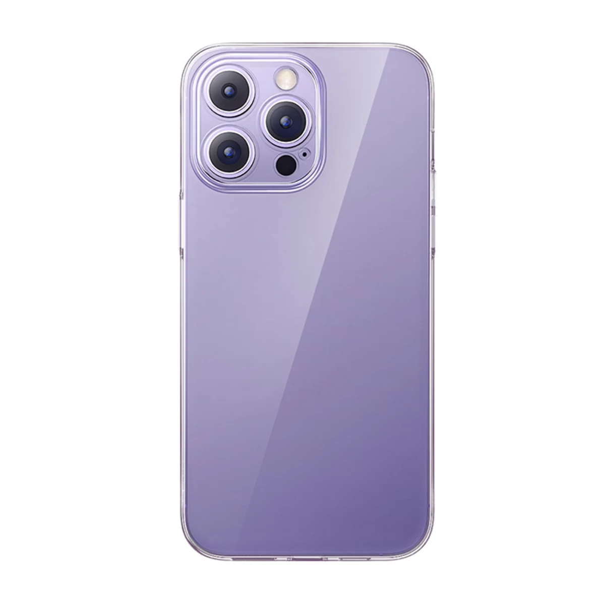 Dėklas iphone 14 Pro Max Plonas Dangtelis + Grūdinto Ekrano Stiklo Rinkinys