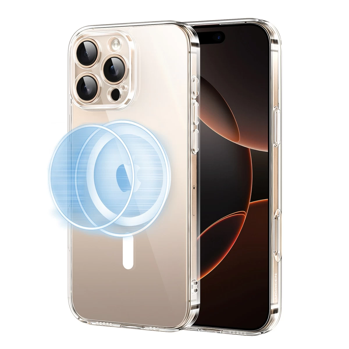Dėklas iphone 16 Pro Classy Clear Magnetic Su magsafe - Skaidrus