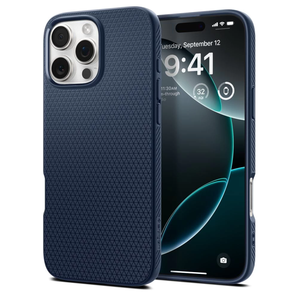 Dėklas iphone 16 Pro Max Liquid Air - Mėlynas