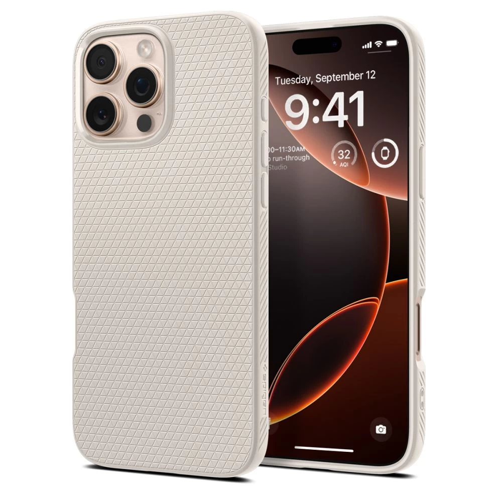 Dėklas iphone 16 Pro Max Liquid Air - Titano Spalvos