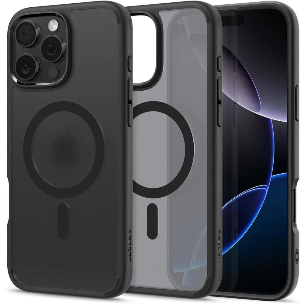 Dėklas iphone 16 Pro Max Ultra Hybrid Mag Su magsafe - Juodas