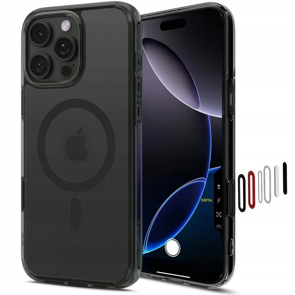 Dėklas iphone 16 Pro Ultra Hybrid - Juodas