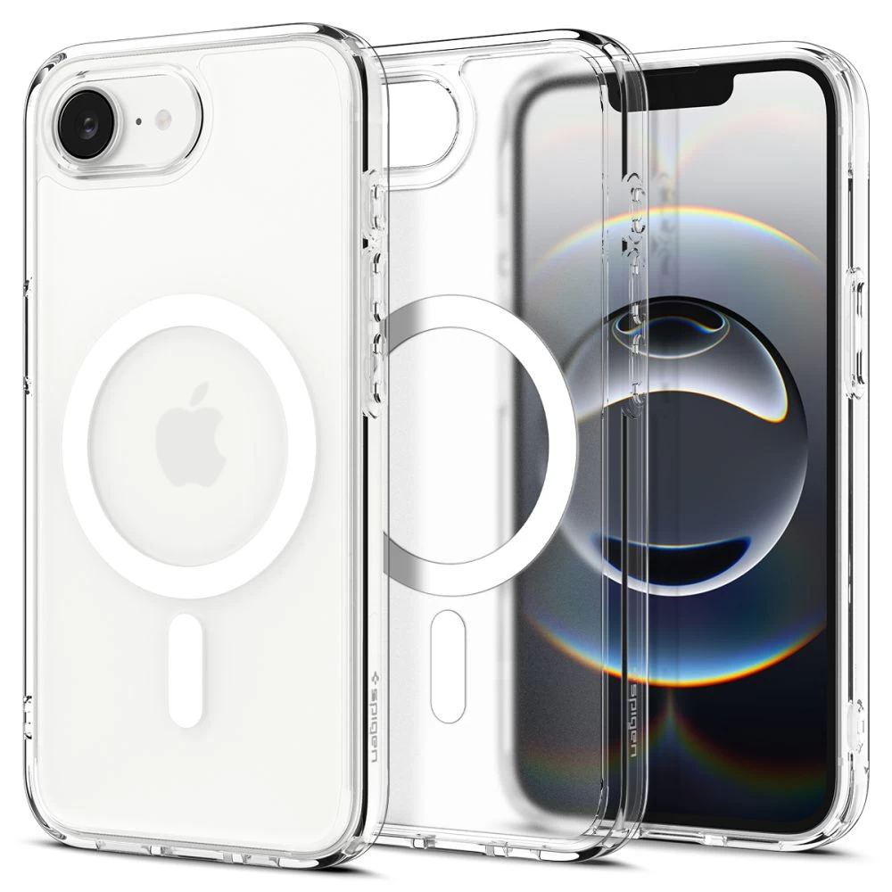 Dėklas iphone 16e Ultra Hybrid Magsafe - Baltas Permatomas