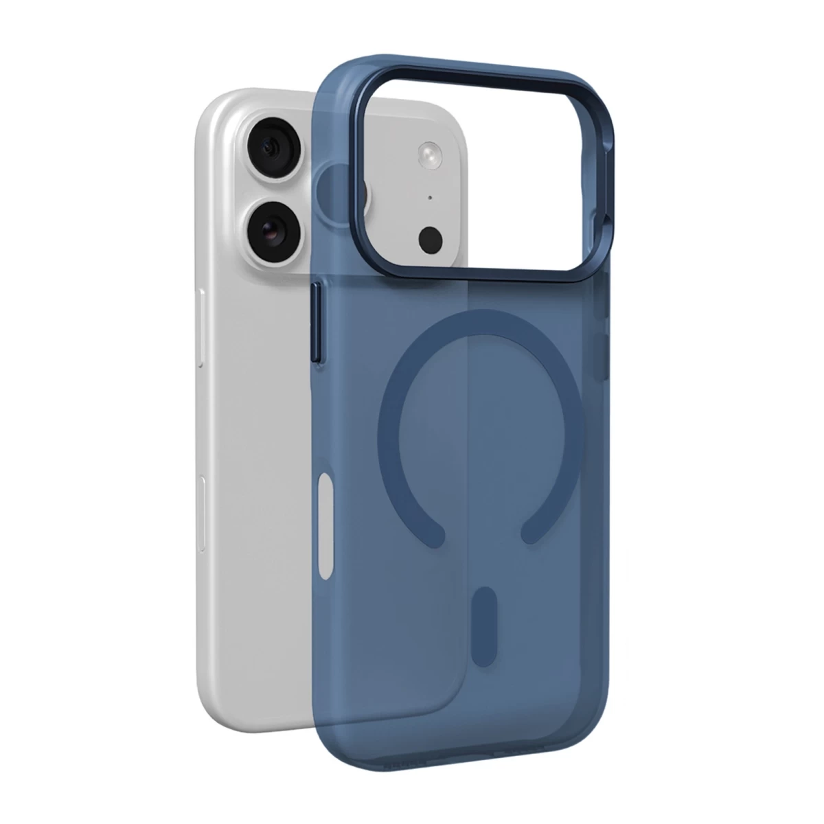 Dėklas iphone 17 Pro Lightfeel Magsafe - Skaidrus Mėlynas